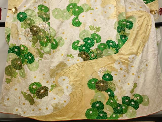 平和屋着物■豪華振袖 駒刺繍 流水花文 金彩 正絹 逸品 AABH3423st