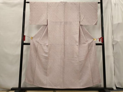 平和屋着物■大変加工の良い小紋 総絞り 正絹 逸品 AABH3446st