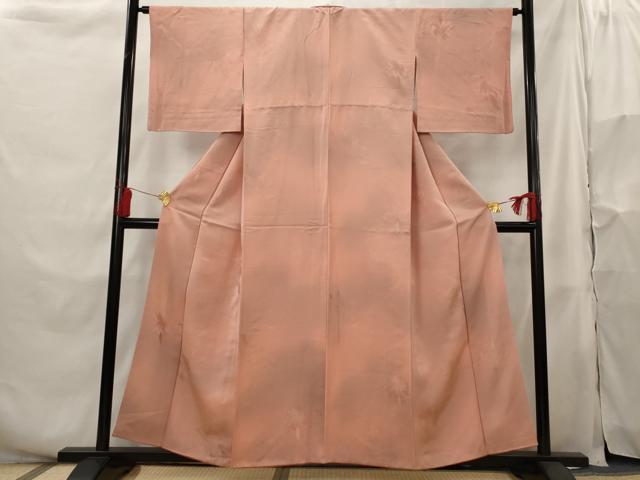 平和屋着物■上質な小紋 舞花地紋 暈し染め 正絹 逸品 AABH3469st