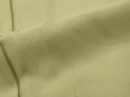 平和屋着物■上質な色無地 枝葉地紋 抹茶色 正絹 逸品 AABH3489st