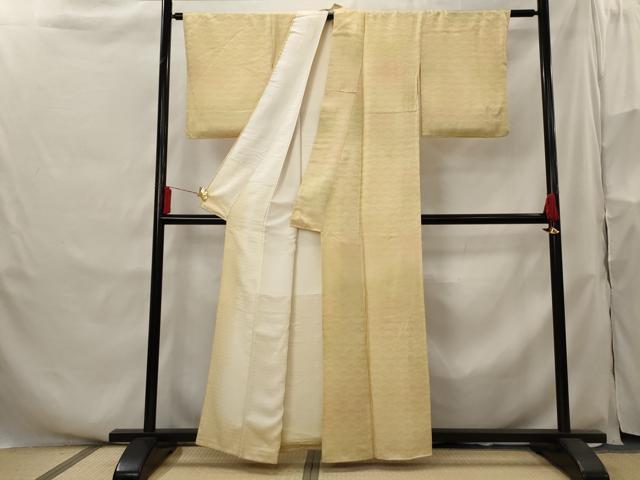 平和屋着物■上質な小紋 青海波地紋 暈し染め 正絹 逸品 AABH3494st