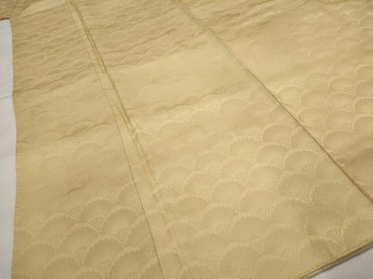 平和屋着物■上質な小紋 青海波地紋 暈し染め 正絹 逸品 AABH3494st