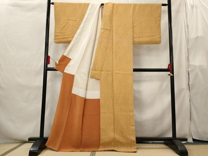 平和屋着物■上質な小紋 立涌文様 正絹 逸品 AABH3495st