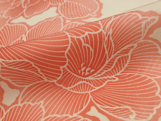 平和屋着物■上質な小紋 花繋文 正絹 逸品 AABH3496st