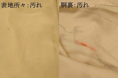 平和屋着物■訪問着 枝葉文 正絹 逸品 AABH3500st