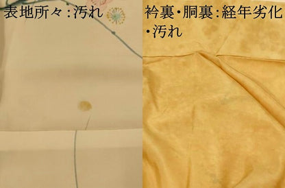 平和屋着物■上質な小紋　枝梅文　正絹　逸品　AABH3501st