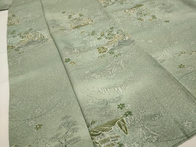 平和屋着物■上質な小紋 風景文 暈し染め 正絹 逸品 AABH3502st