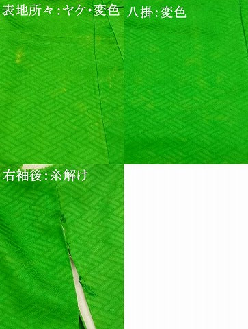 平和屋着物■豪華振袖 駒刺繍 絞り 雪芝花文 正絹 逸品 AABH3513st