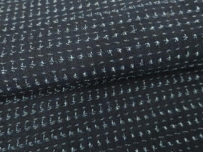 平和屋着物●男性　久留米絣　アンサンブル　横段文　綿　逸品　AABH3602cs