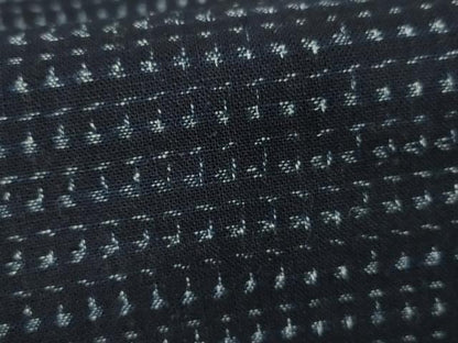 平和屋着物●男性　久留米絣　アンサンブル　横段文　綿　逸品　AABH3602cs