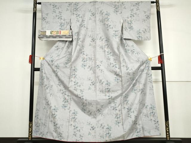 平和屋着物●都喜ヱ門　本場大島紬　白大島　一元7マルキ　手織り　総絣　きもの散策　証紙付き　藤絹織物謹製　正絹　逸品　AABH3606cs