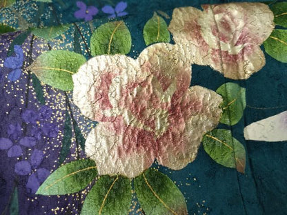 平和屋着物●豪華振袖　花蝶文　暈し染め　金彩　やまと誂製　正絹　逸品　AABH3618cs