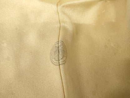 平和屋着物●豪華色留袖　駒刺繍　花唐草文　金糸　金彩　正絹　逸品　AABH3630cs