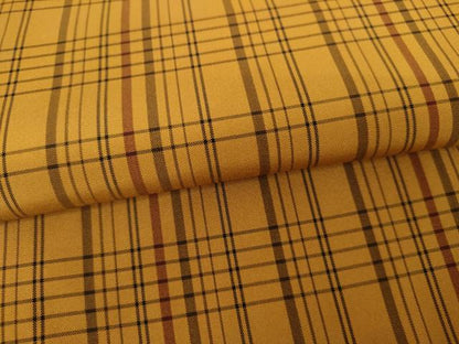 平和屋着物●本場縞大島紬　格子　正絹　逸品　AABH3634cs