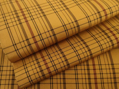 平和屋着物●本場縞大島紬　格子　正絹　逸品　AABH3634cs