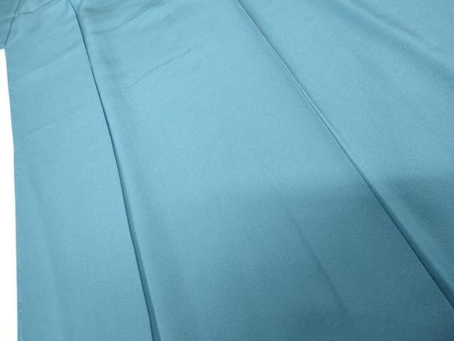 平和屋着物●上質な色無地　露草色　正絹　逸品　未使用　AABH3644cs
