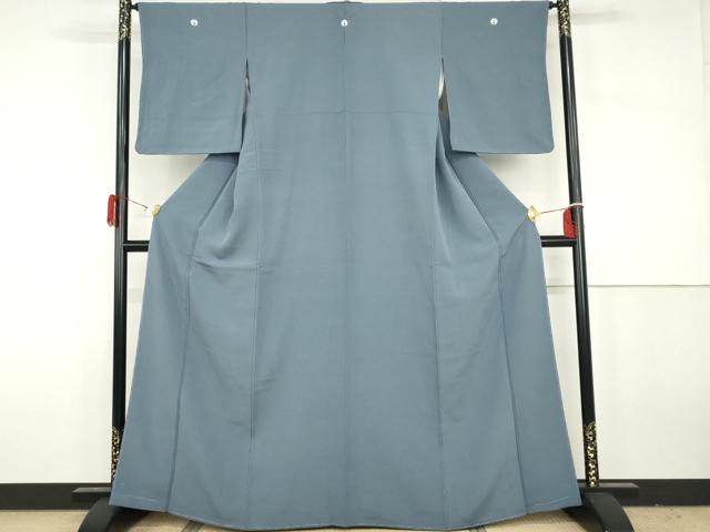 平和屋着物●上質な色無地　薄縹色　正絹　逸品　未使用　AABH3659cs
