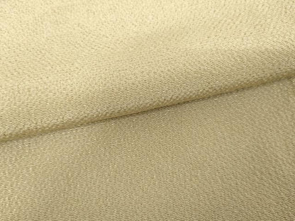 平和屋着物●上質な色無地　肌色　鬼しぼ縮緬　ロング丈　正絹　逸品　AABH3660cs