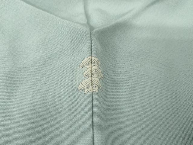 平和屋着物●上質な色無地　水色　正絹　逸品　AABH3662cs
