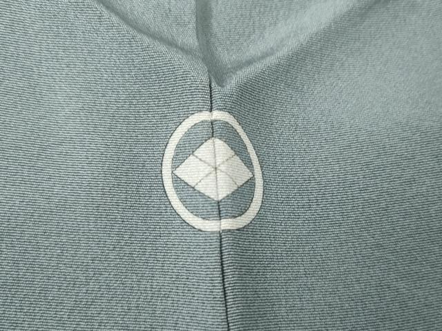 平和屋着物●上質な色無地　秘色色　正絹　逸品　AABH3663cs
