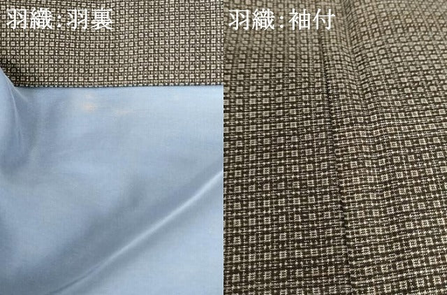 平和屋着物●男性　男柄の最高峰　西郷柄　西郷絣　本場大島紬　アンサンブル　正絹　逸品　AABH3667cs