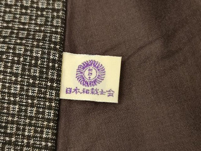 平和屋着物●男性　男柄の最高峰　西郷柄　西郷絣　本場大島紬　アンサンブル　正絹　逸品　AABH3667cs