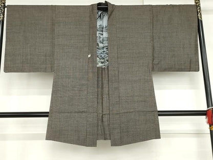 平和屋着物●男性　男柄の最高峰　西郷柄　西郷絣　本場大島紬　アンサンブル　正絹　逸品　AABH3667cs