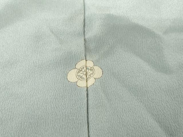 平和屋着物●訪問着　友禅　手描き　刺繍　鹿　風景花松文　暈し染め　金糸　正絹　逸品　AABH3669cs