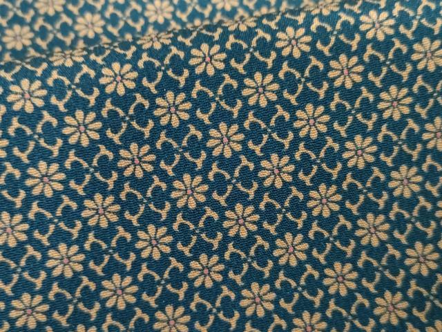 平和屋着物●上質な小紋　花尽くし　正絹　逸品　未使用　AABH3678cs