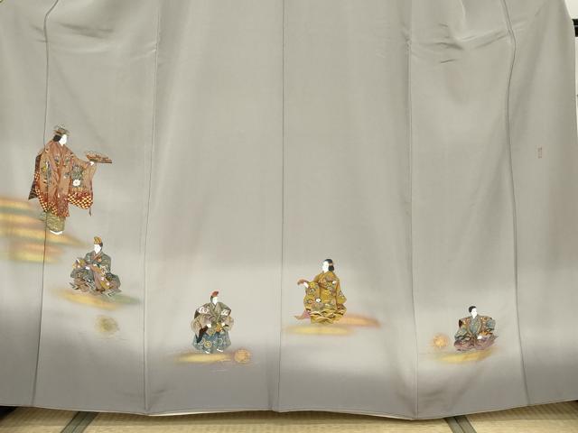 平和屋着物○豪華色留袖 作家物 手描き 人物文 暈し染め 金彩