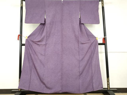 平和屋着物●江戸小紋　鮫小紋柄　正絹　逸品　AABH3691cs