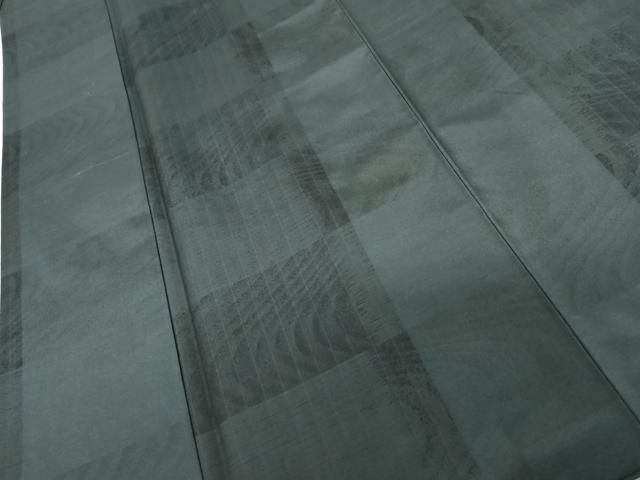 平和屋着物●本場大島紬　染大島　格子間道　正絹　逸品　AABH3693cs