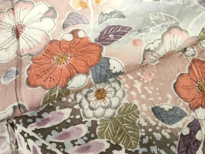 平和屋着物●訪問着　辻が花　暈し染め　金彩　正絹　逸品　AABH3700cs