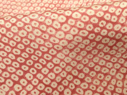平和屋着物●長襦袢　無双仕立て　鹿の子文　暈し染め　正絹　逸品　AABH3714cs