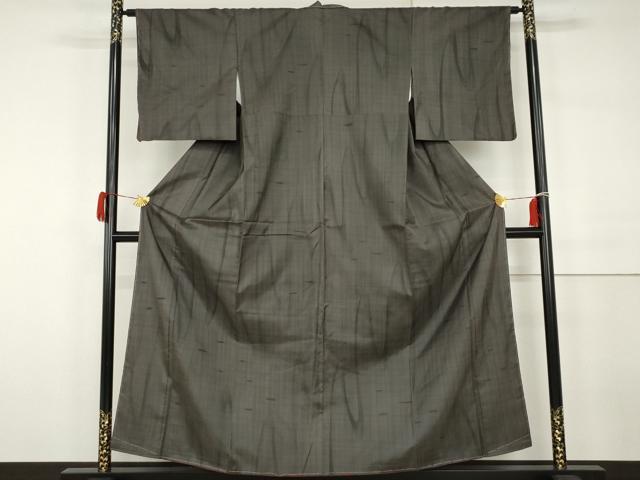 平和屋着物●本場大島紬　染大島　流水文　正絹　逸品　未使用　AABH3716cs
