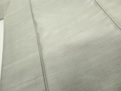 平和屋着物●京の名門　じゅらく謹製　訪問着　紬地　漢方草木染　霞文　正絹　逸品　AABH3718cs
