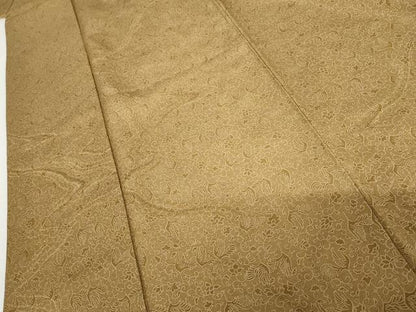 平和屋着物●江戸小紋　鳳凰更紗花唐草文　正絹　逸品　AABH3723cs