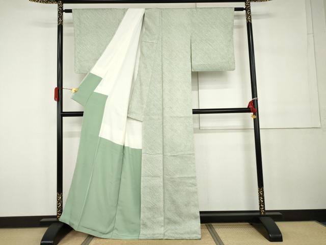 平和屋着物●上質な小紋　総絞り　正絹　逸品　AABH3730cs 平和屋着物○上質な小紋 総絞り 正絹 逸品 AABH3730cs
