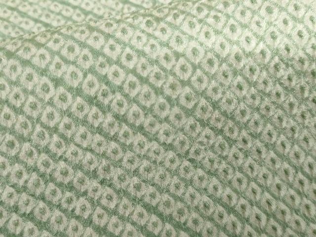 平和屋着物●上質な小紋　総絞り　正絹　逸品　AABH3730cs