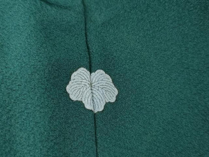 平和屋着物●上質な色無地　鉄色　正絹　逸品　未使用　AABH3733cs