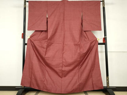 平和屋着物●本場大島紬　一元絣　正絹　逸品　AABH3744cs