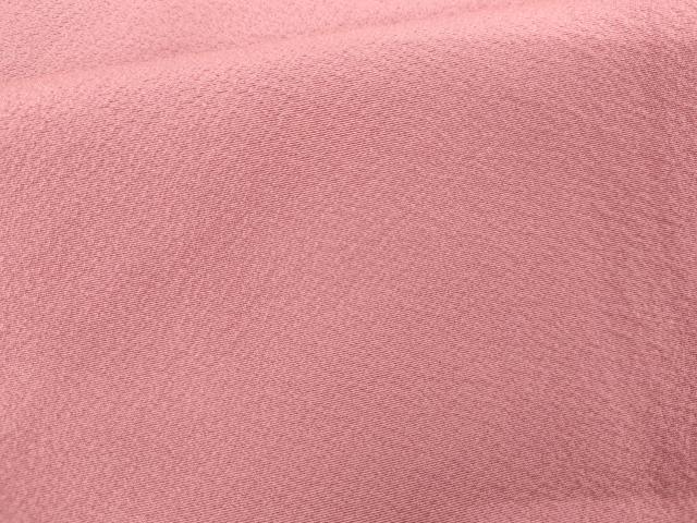 平和屋着物●上質な色無地　桃色　正絹　逸品　AABH3758cs