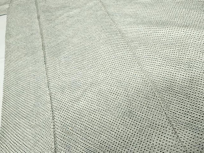 平和屋着物●大変加工の良い総絞り小紋　正絹　逸品　AABH3772cs