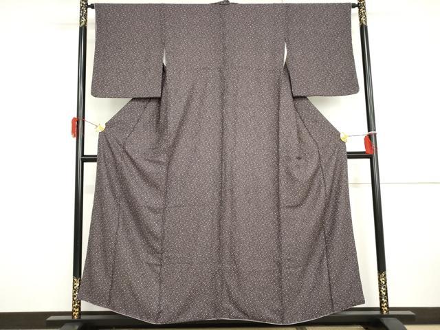平和屋着物●上質な小紋　散らし文様　正絹　逸品　AABH3773cs 平和屋着物○上質な小紋 散らし文様 正絹 逸品 AABH3773cs