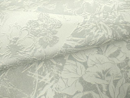 平和屋着物●上質な小紋　レリーフ染め　切嵌草花文　暈し染め　正絹　逸品　AABH3796cs