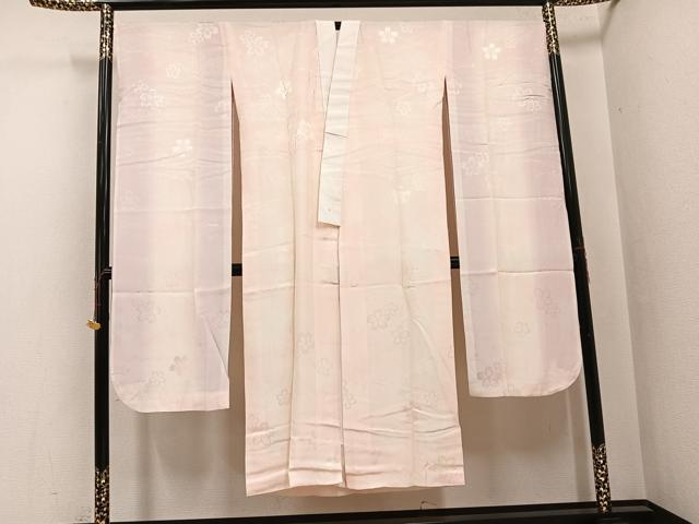 平和屋着物●豪華振袖・長襦袢(袷)セット　辻が花　暈し染め　銀通し地　ロング丈　正絹　逸品　AABH3811ph