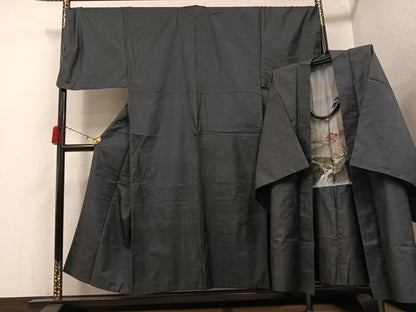 平和屋着物●男性　本場大島紬　アンサンブル　100亀甲　総詰め　正絹　逸品　AABH3817ph