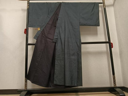 平和屋着物●男性　本場大島紬　アンサンブル　100亀甲　総詰め　正絹　逸品　AABH3817ph