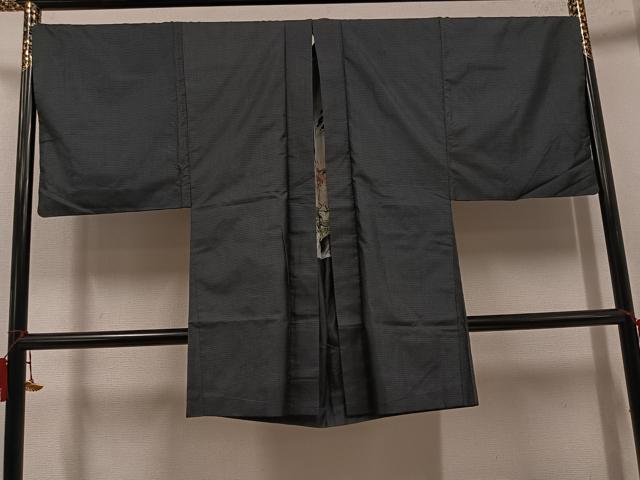 平和屋着物●男性　本場大島紬　アンサンブル　100亀甲　総詰め　正絹　逸品　AABH3817ph