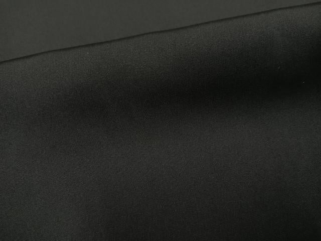 平和屋着物●男性　黒紋付・羽織セット　正絹　逸品　AABH3830ph
